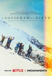 Cartel de La sociedad de la nieve